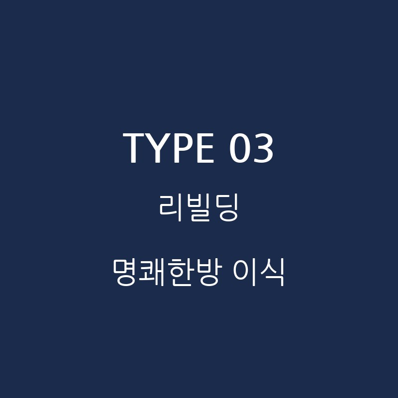 TYPE 03 - 리빌딩 명쾌한방 이식